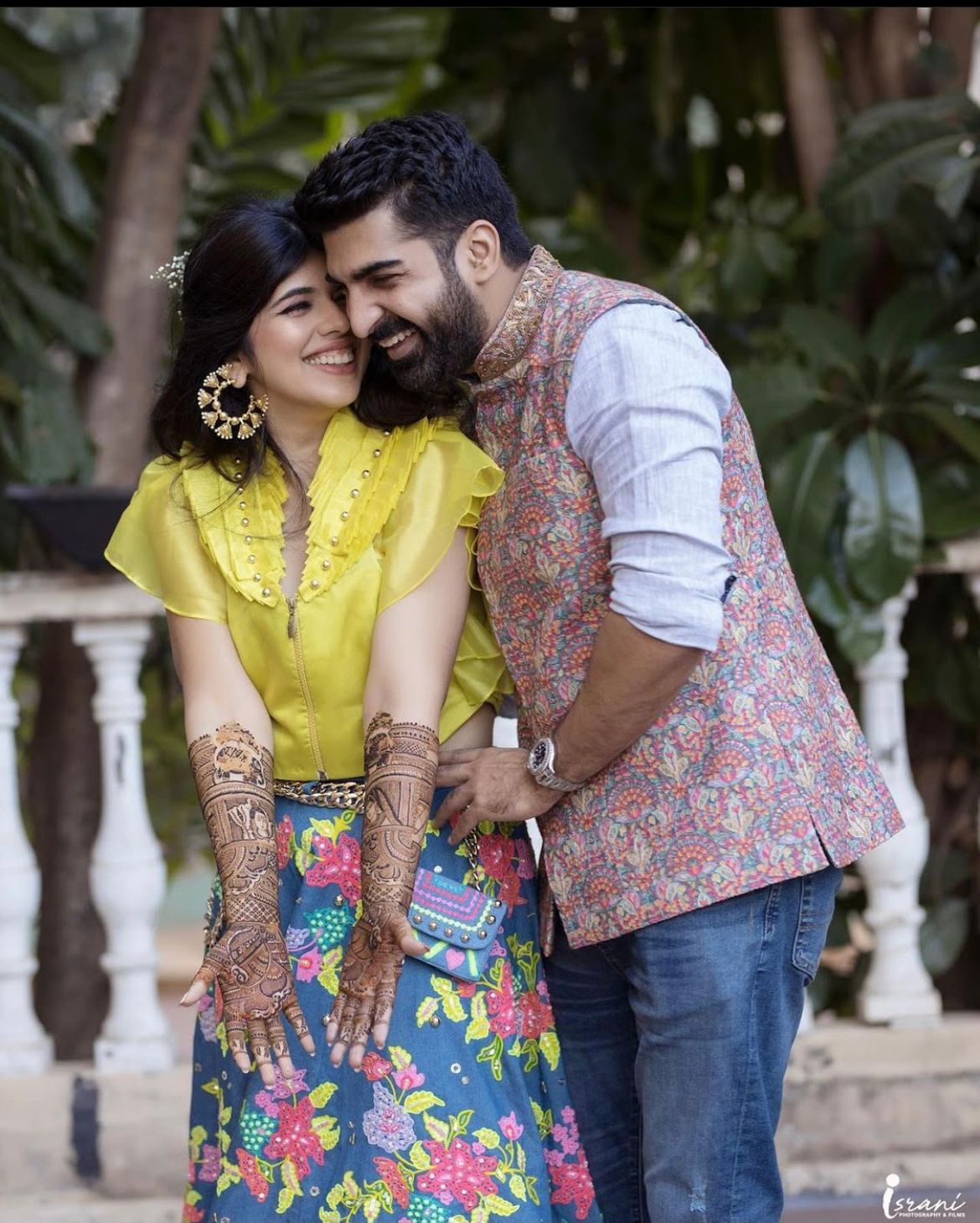 Megha and Yash's mehendi ceremony